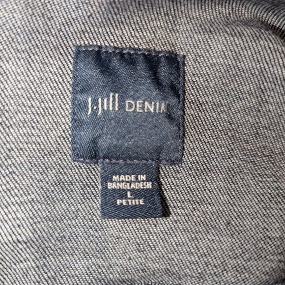 J.Jill Denim Jacket Petite - Picture 8 of 8